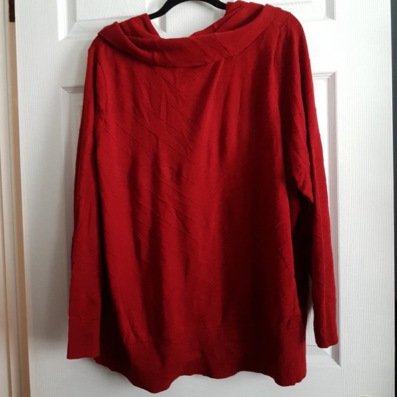 Plus Cowl Turtleneck Sweater - Picture 2 of 5